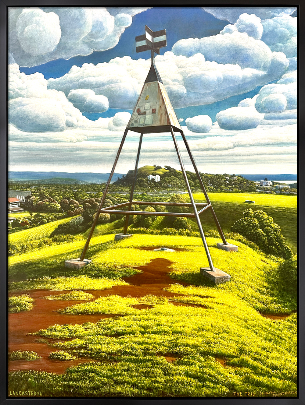 THE TRIG, Ōhinerau - Mount Hobson, 2026| Josh Lancaster | Auckland | Painter | Original Artwork | Turua Gallery | Neighbourhood 2026 Exhibition 