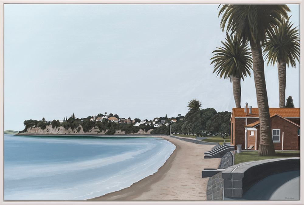 No Place I'd Rather Be | Judith Milner | St Heliers Beach | Original Artwork | Auckland | Painter | Neighbourhood 2026 Exhibition | Turua Gallery