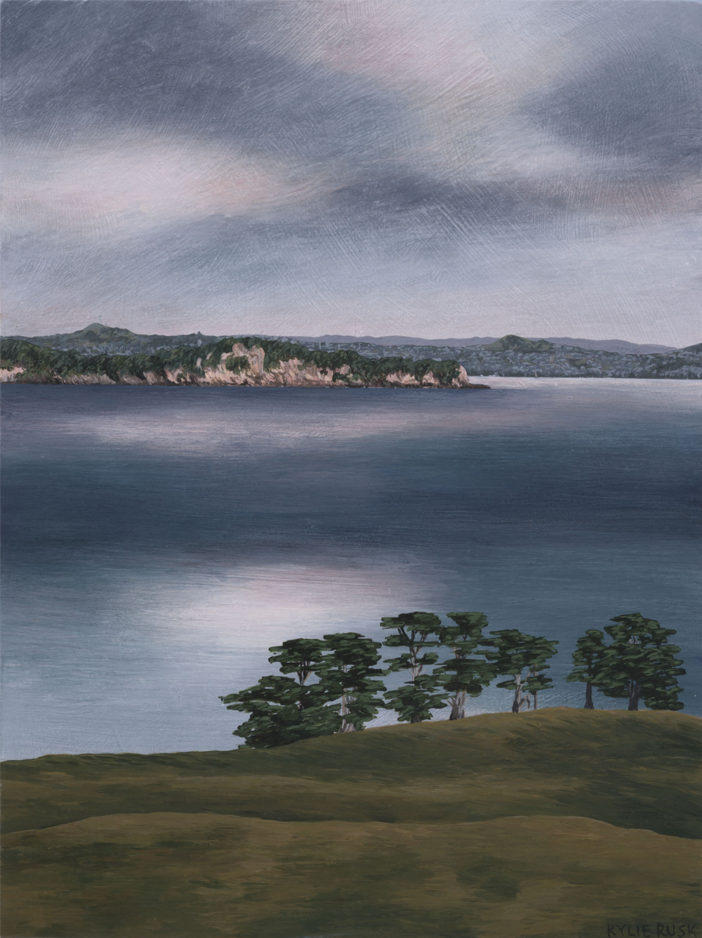 Looking Towards St Heliers from Browns Island | Kylie Rusk | Original Artwork | Painting | St Heliers | Neighbourhood 2026 Exhibition | Turua Gallery