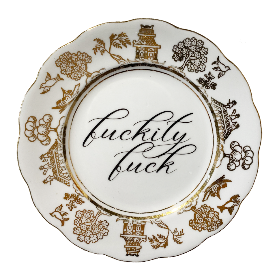 Oriental Gold FF Decorative Plate Philina Den Dulk