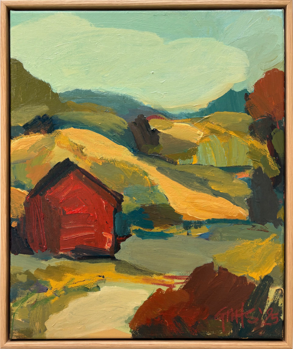 Central Otago Landscape Georgina Hoby Scutt Original paintings "Our Backyard" exhibition