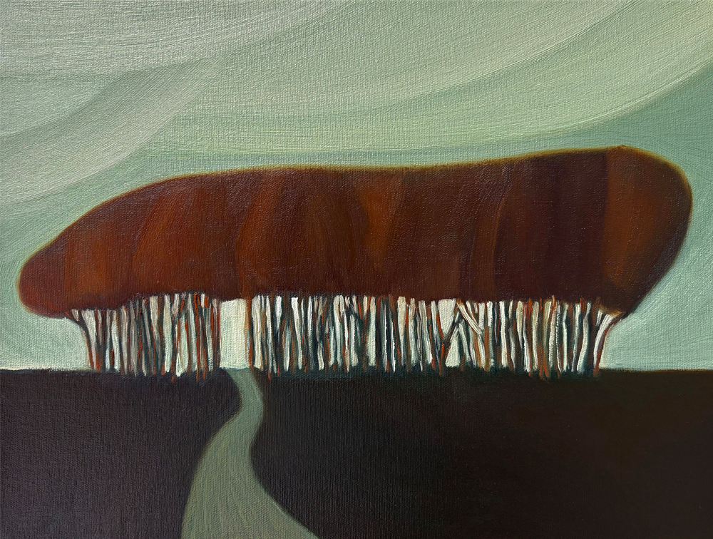 Churchill no.1 Sean Beldon Oil Painting "Our Backyard" exhibition