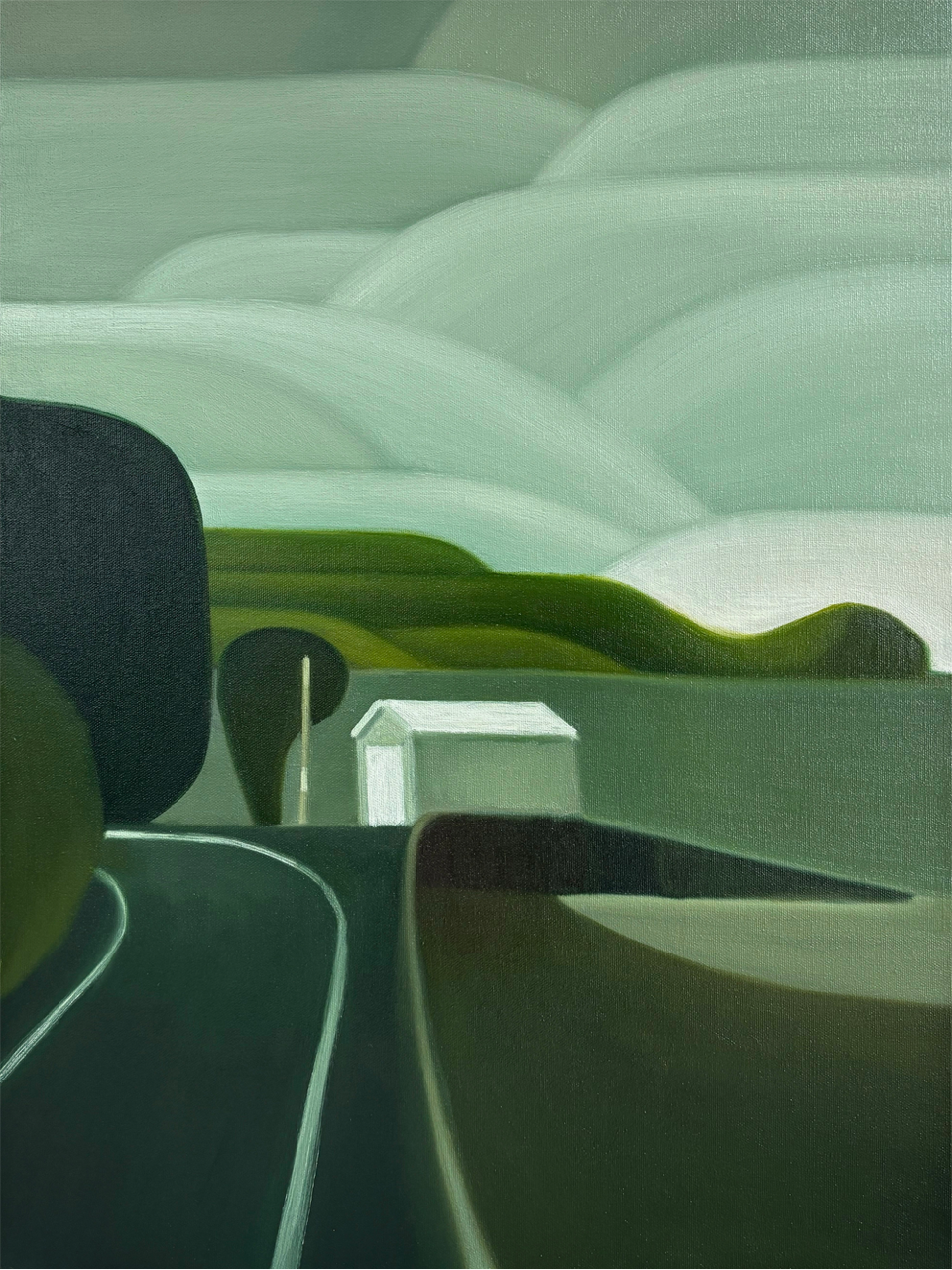 Little Huia no.1 Sean Beldon Oil painting "our Backyard" Exhibition