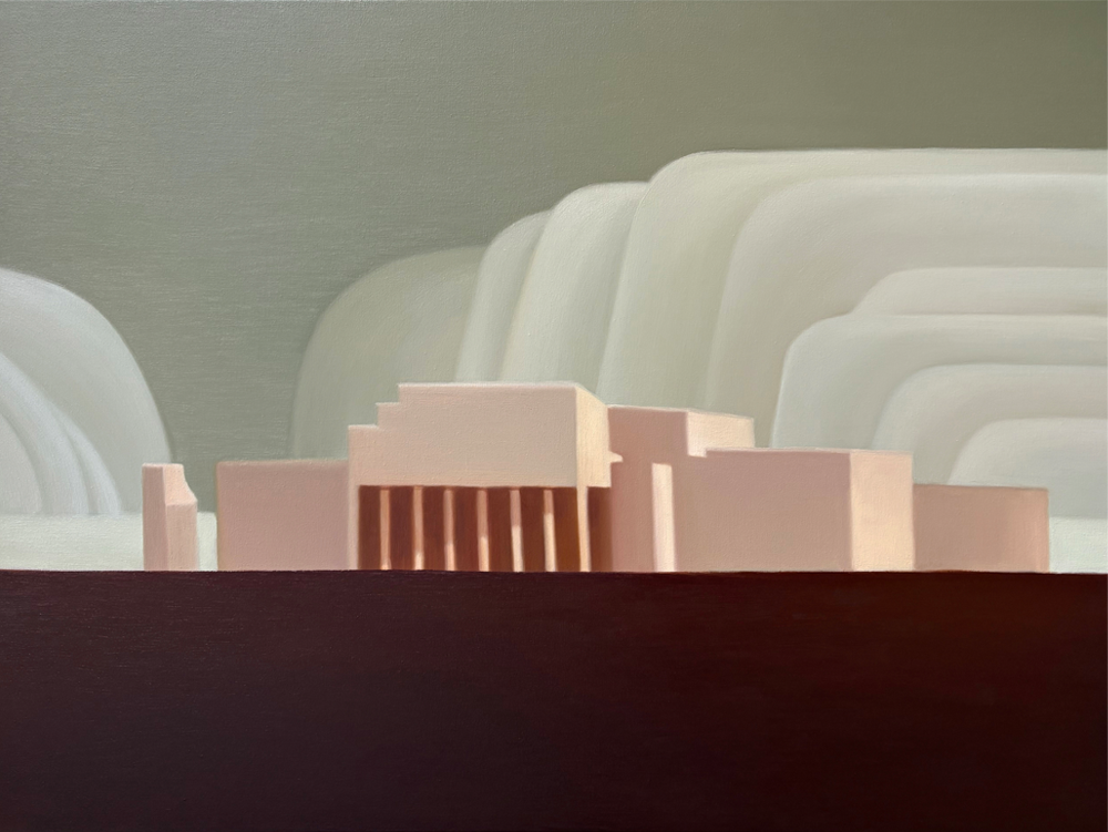 Domain Sean Beldon, Oil painting &quot;Our Backyard&quot; Exhibition