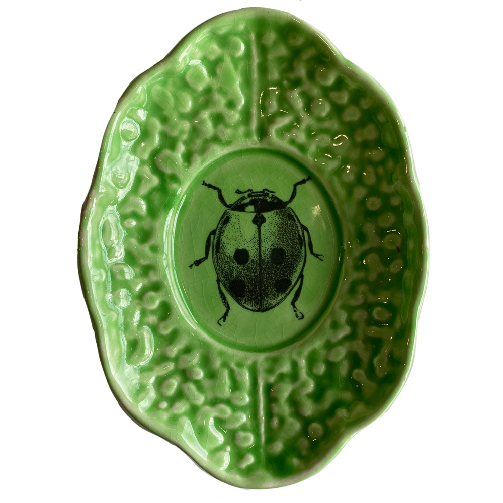 Ladybird Green Upcycled Fine China Philina Den Dulk