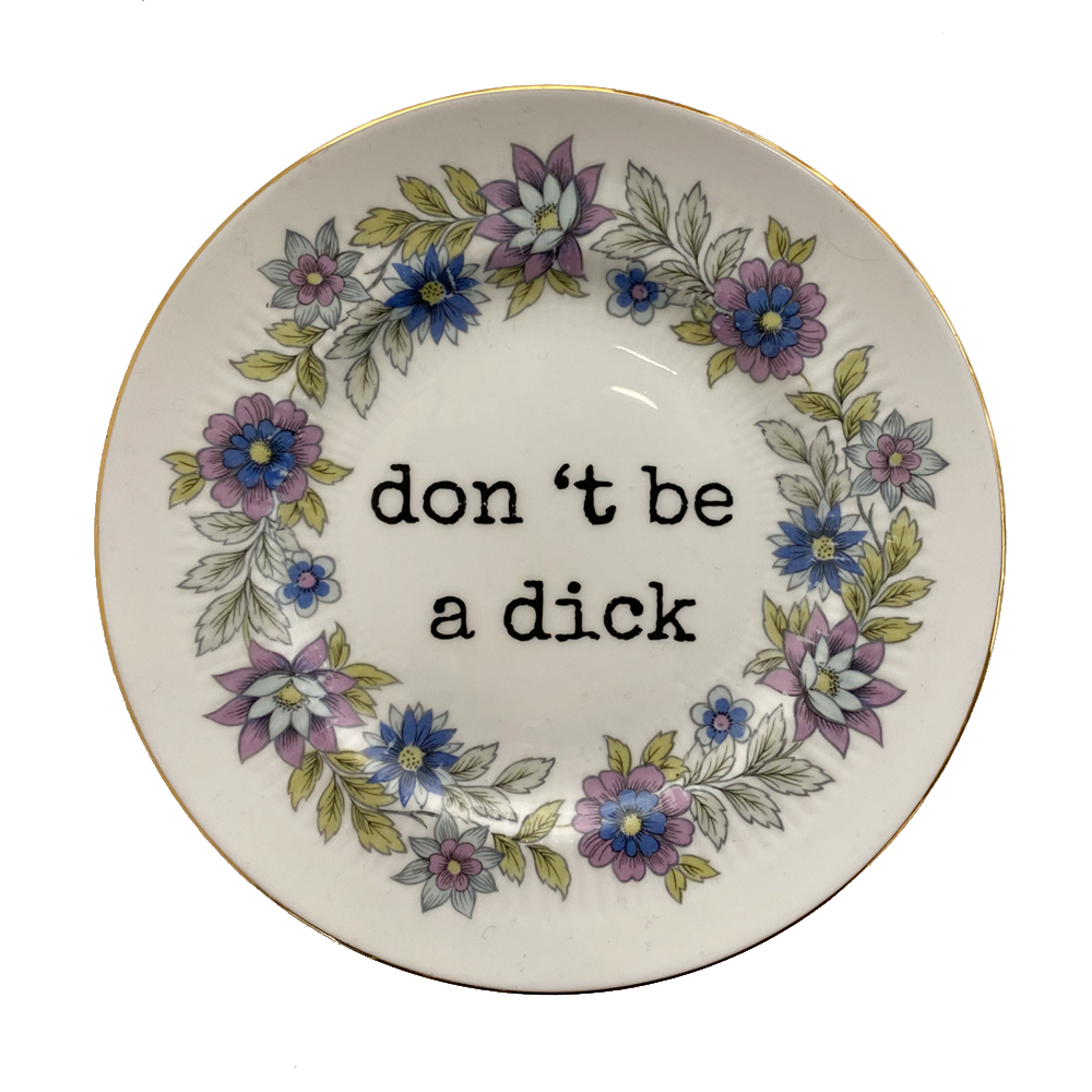 Decorative plate Lilac DBAD Philina Den Dulk