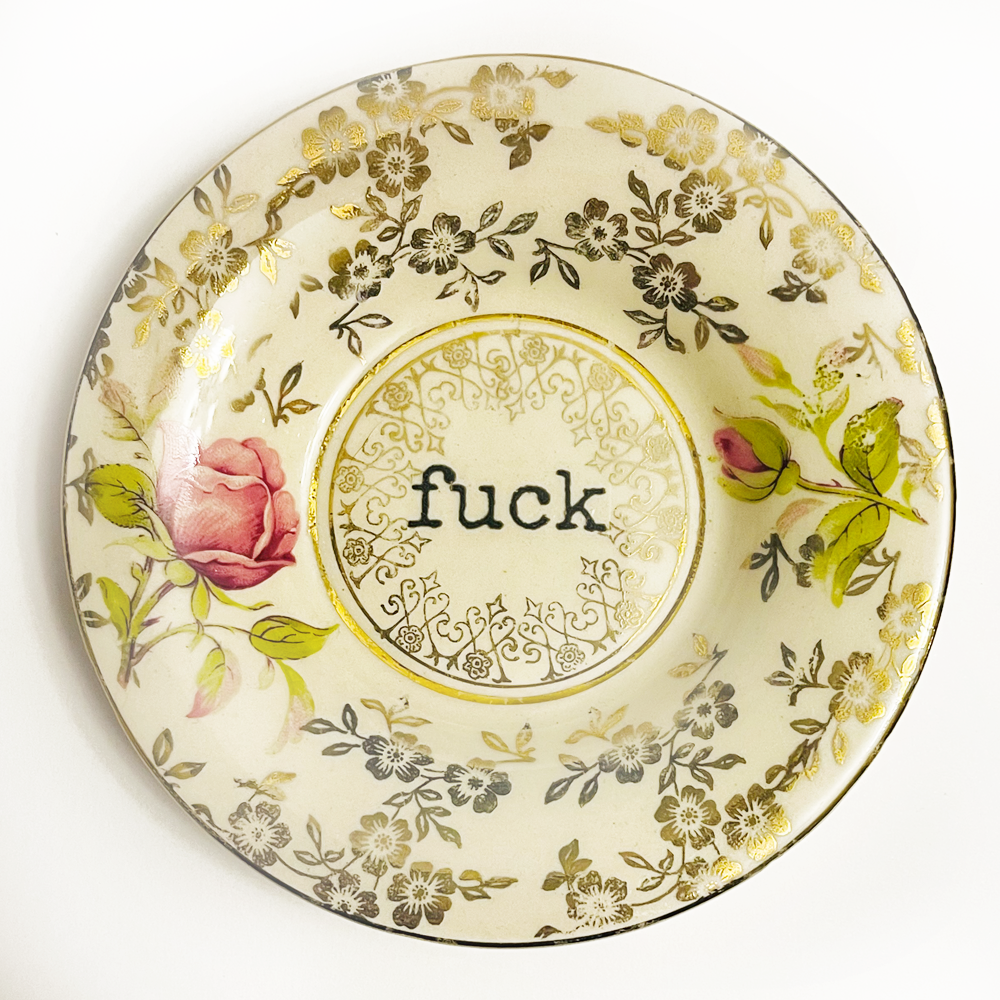 Tiny Fuck | Upcycled China | Philina Den Dulk