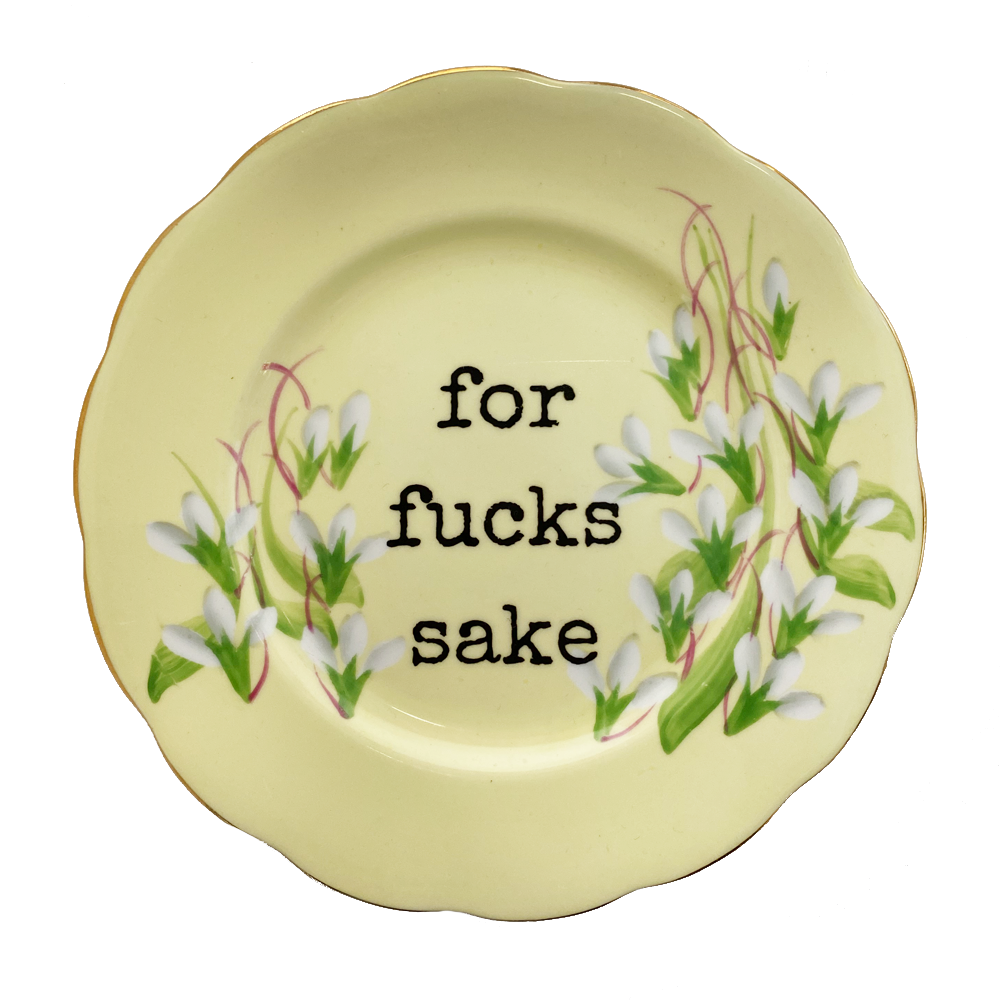 Philina Den Dulk Yellow FFS Decorative Plate 