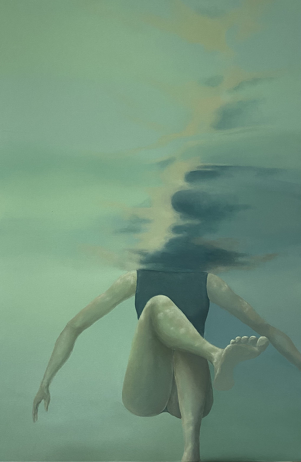 Salt Water Fusion painting Philippa Bentley
