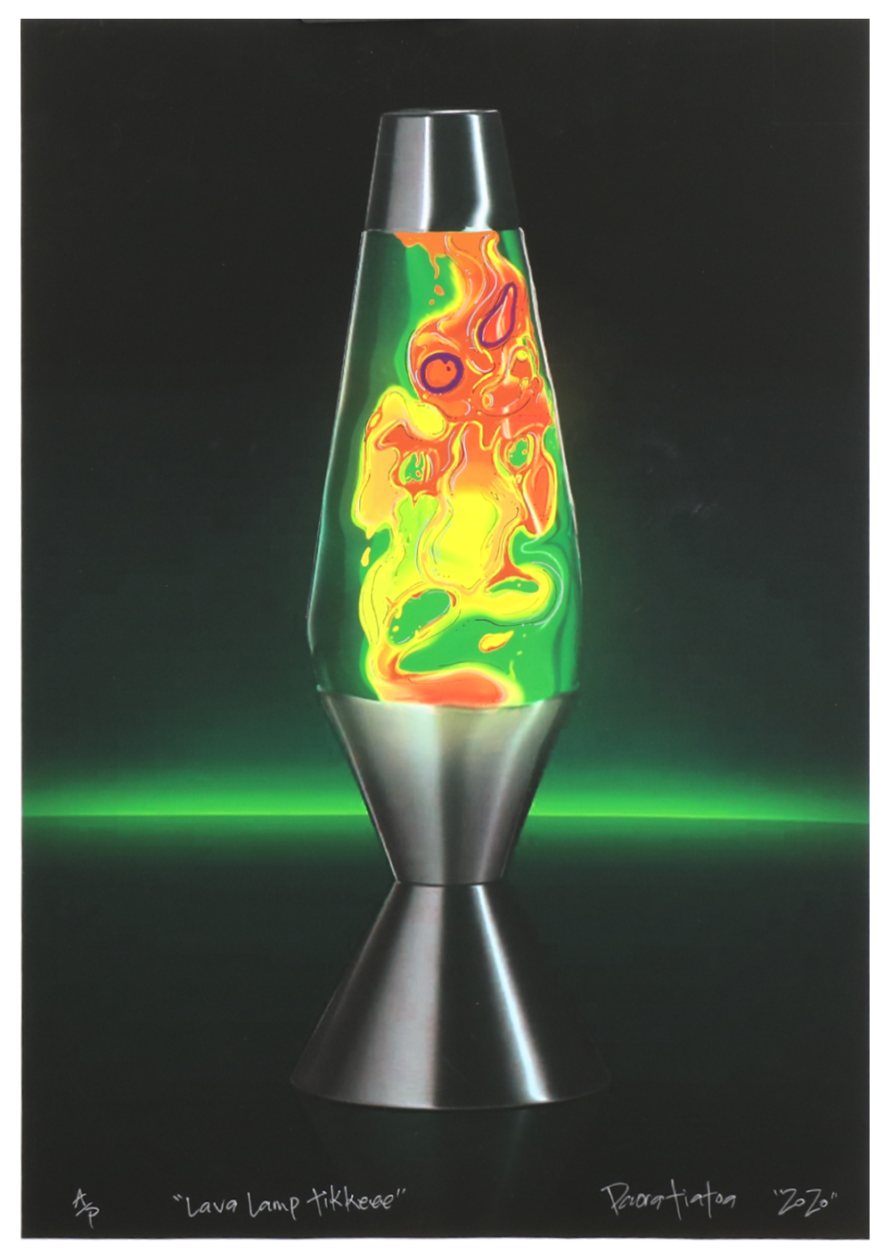 Lava Lamp Tikkeee Single Edition print Paora Tiatoa