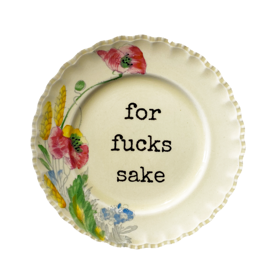 Poppy FFS Decorative plate Philina Den Dulk