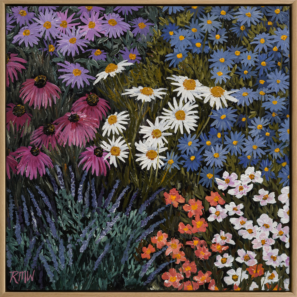 All The Goodness Original acrylic painting Immersion Exhibition by Rachael Mayne