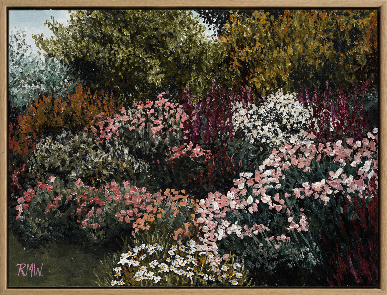 Stay Acrylic Painting on canvas Immersion exhibition Rachael Mayne