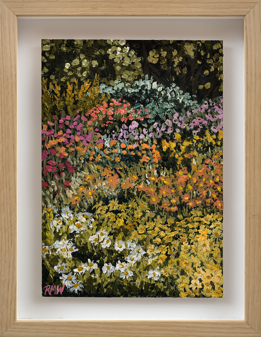 Take The Golden Floral study on paper framed Immersion Exhibition by Rachael Mayne