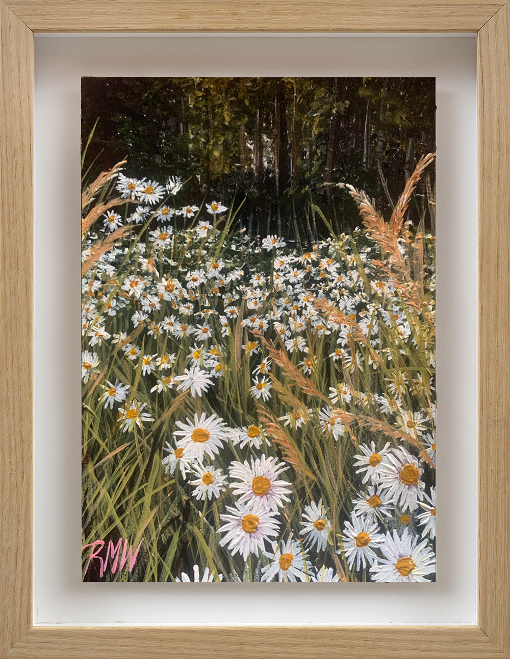 Wild World Floral study on paper framed Immersion exhibition by Rachael Mayne