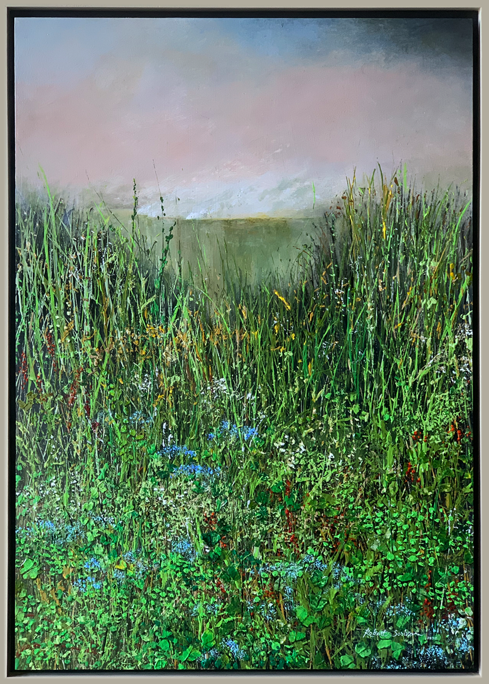 Dream Floral landscape painting Robert Scriven