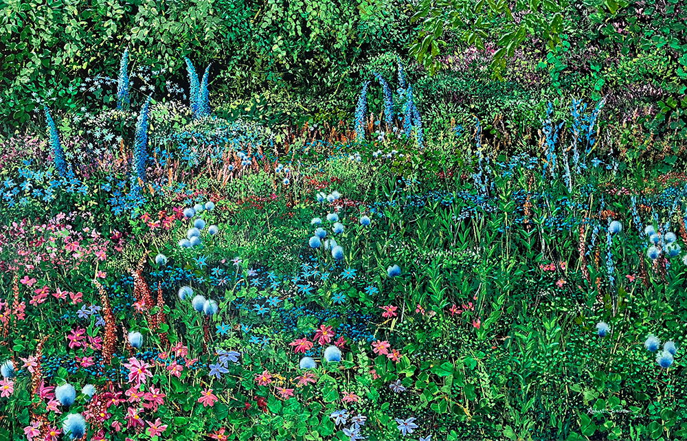 Serendipity acrylic painting by Robert Scriven