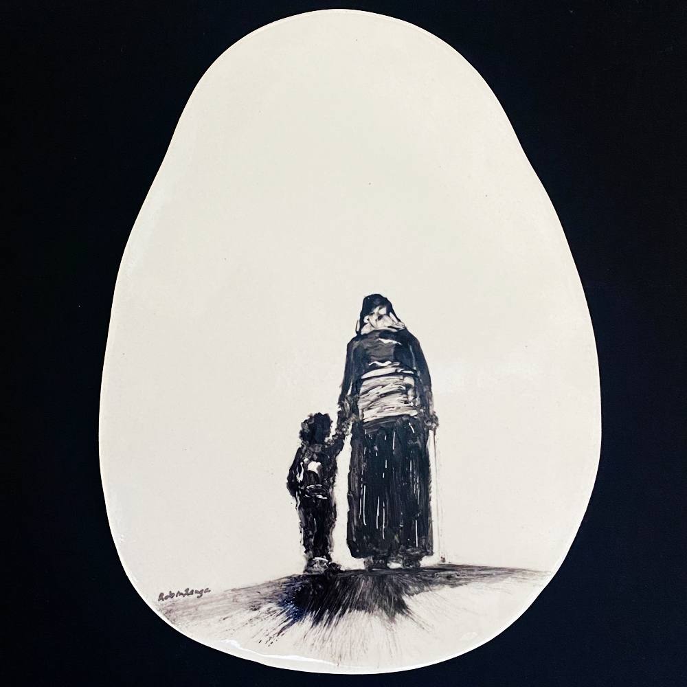 There Is Only One Of Me # 145 ceramic plaque Robin Ranga