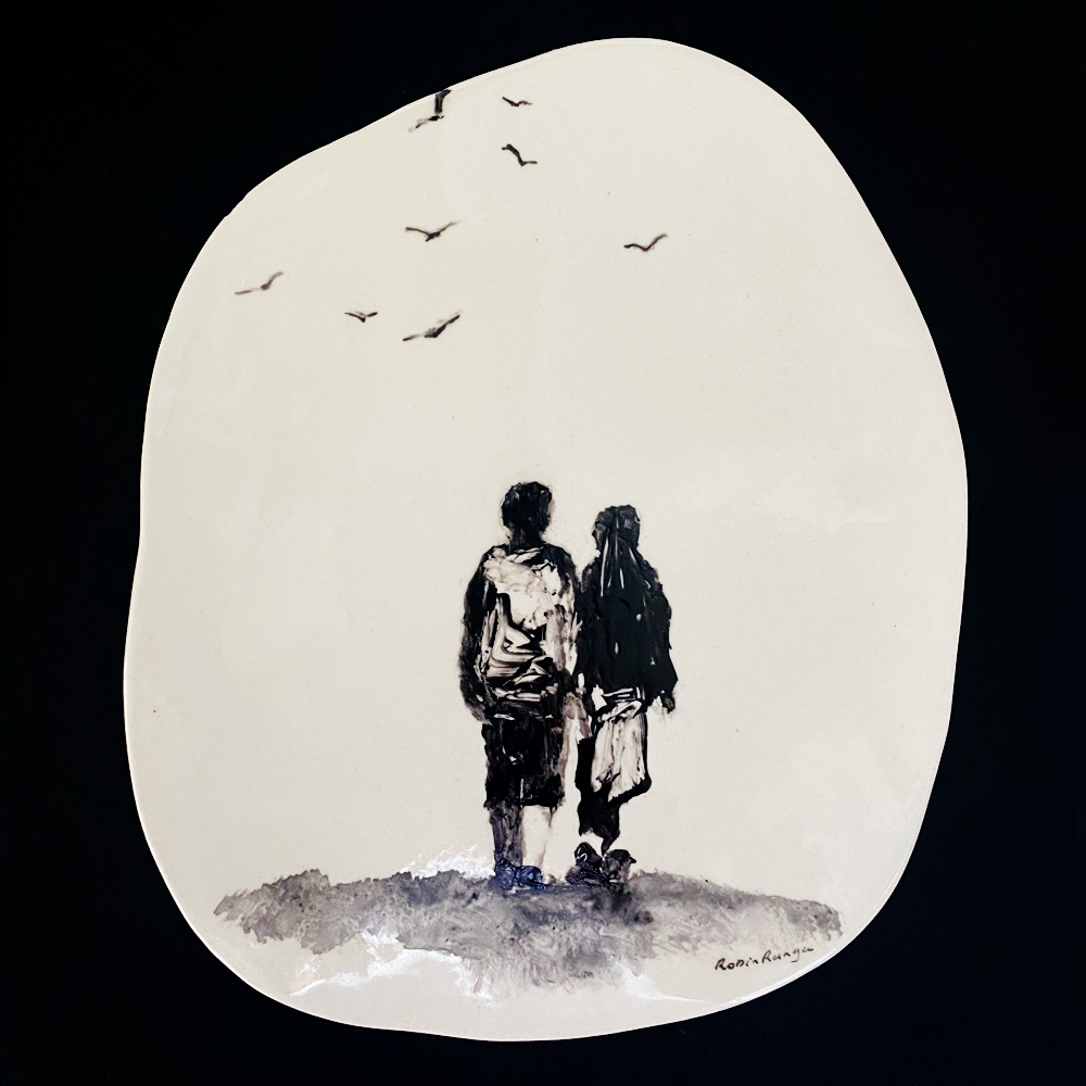 There Is Only One Of Me # 146 ceramic plaque Robin Ranga