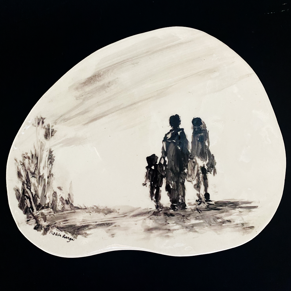 There Is Only One Of Me # 151 ceramic plaque Robin Ranga