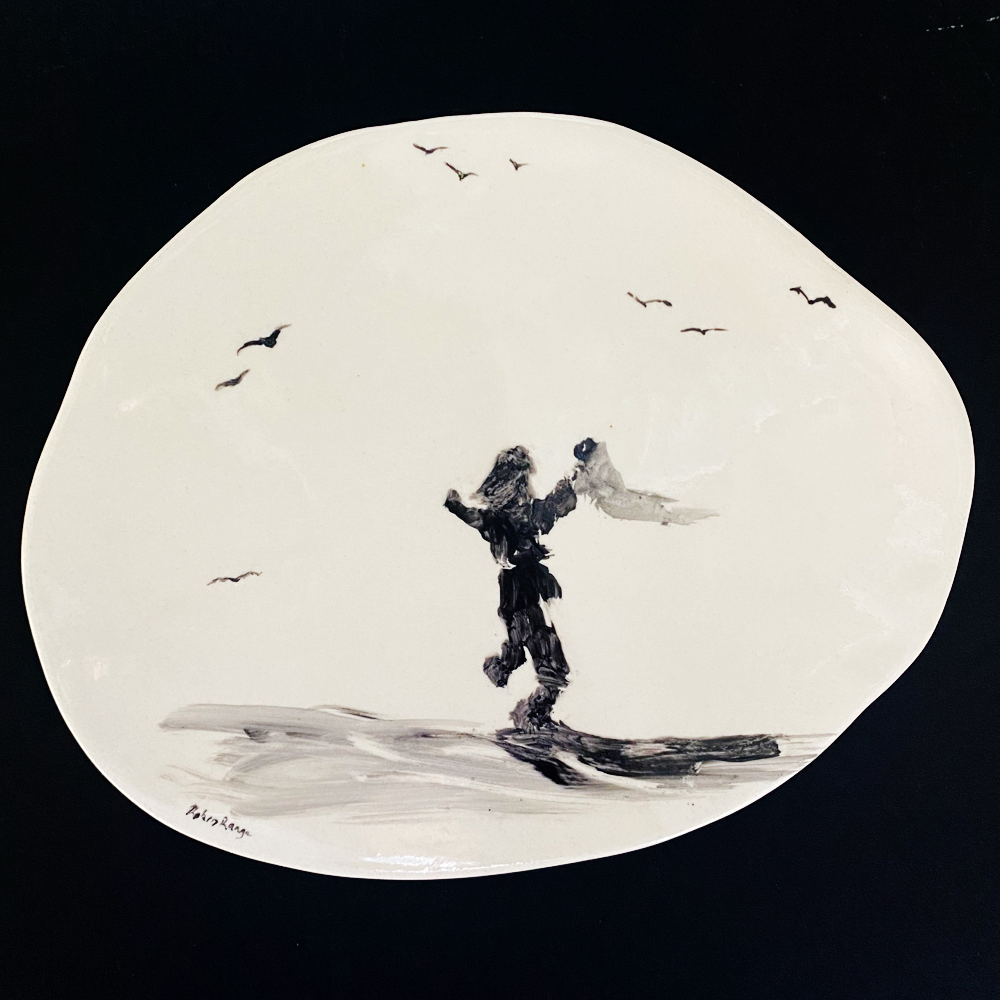 There Is Only One Of Me # 152 ceramic plaque Robin Ranga