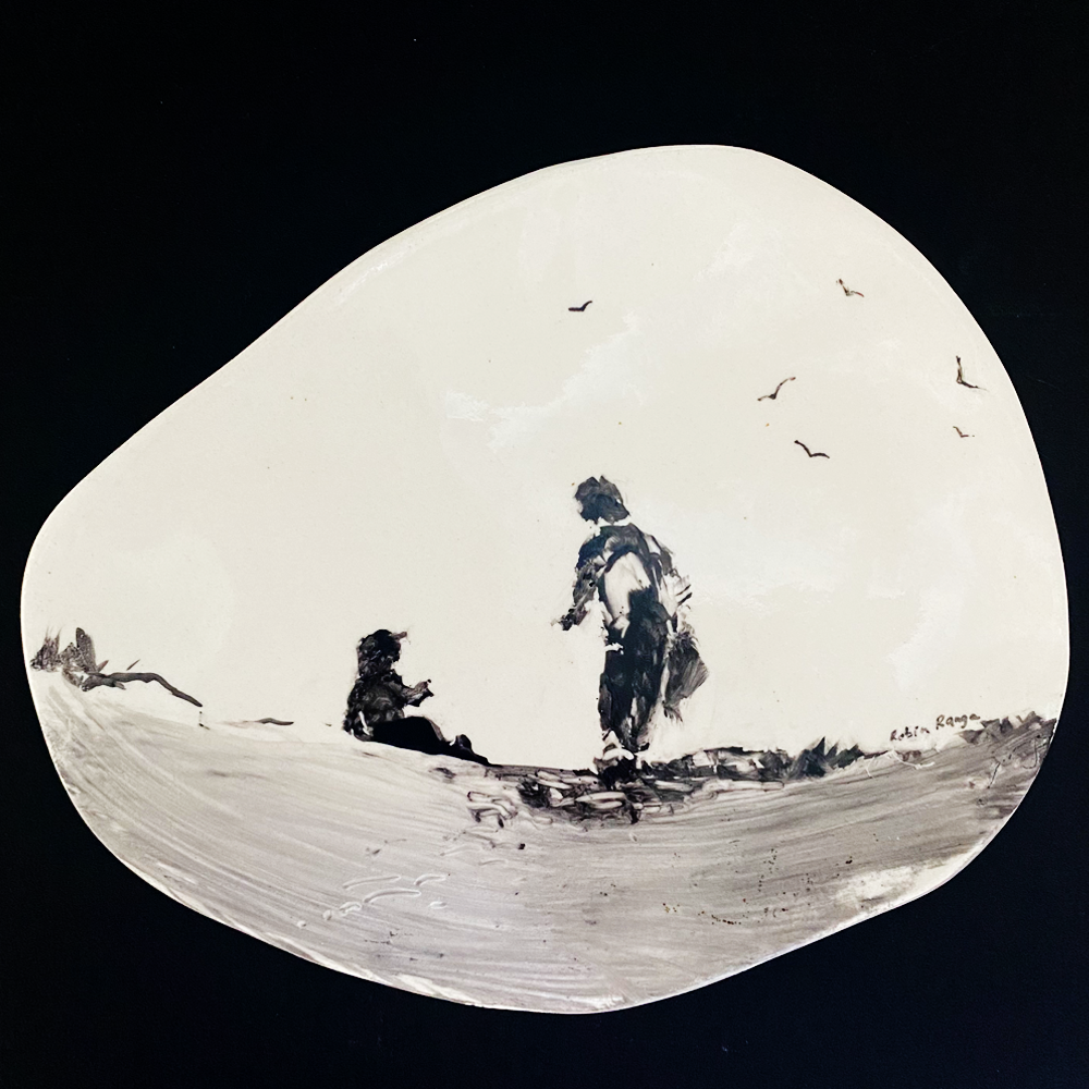 There Is Only One Of Me # 154 ceramic plaque Robin Ranga