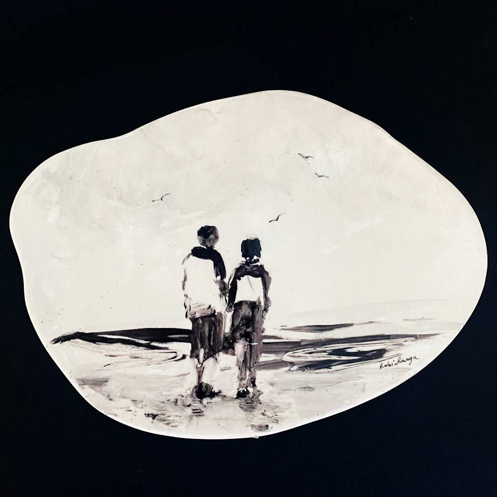 There Is Only One Of Me # 155 ceramic plaque Robin Ranga