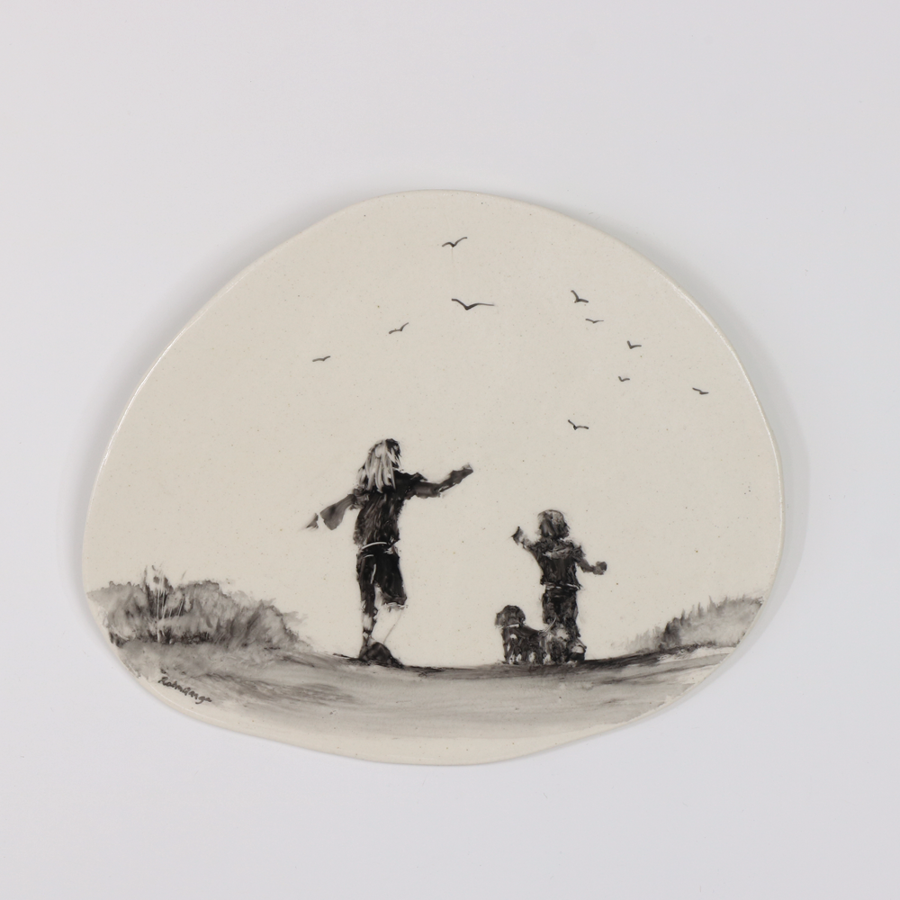 There Is Only One of Me #161 Ceramic wall plaque Robin Ranga