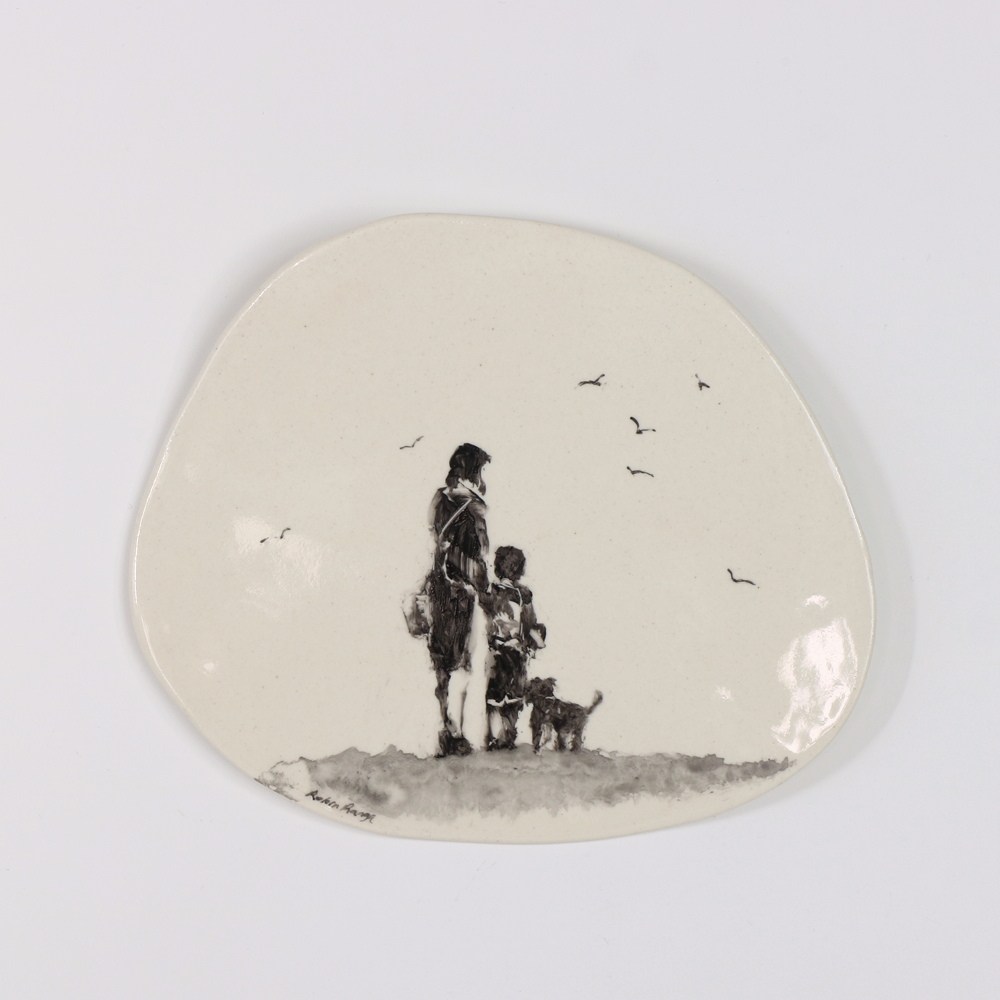 There Is Only One of Me #164 Ceramic wall plaque Robin Ranga