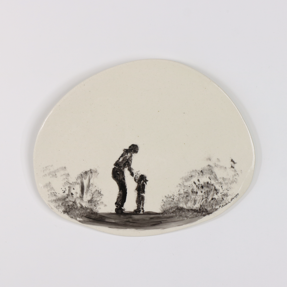 There Is Only One of Me #165 Ceramic wall plaque Robin Ranga