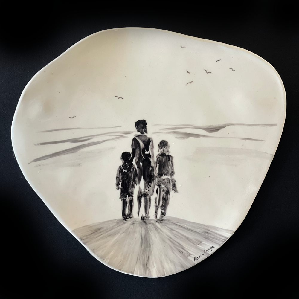 Robin Ranga There is only one of me #169 ceramic wall plaque 