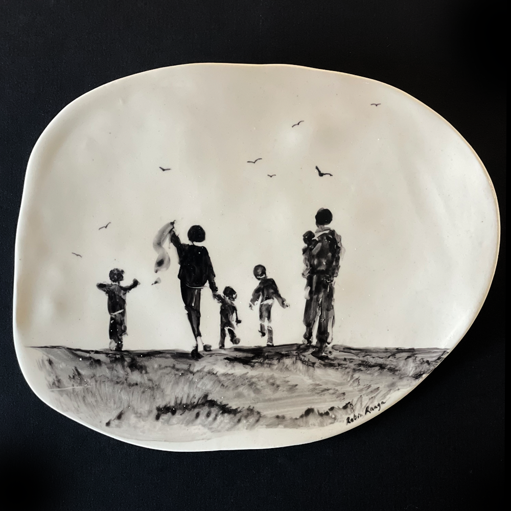 Robin Ranga there is only one of me #172 ceramic wall plaque 