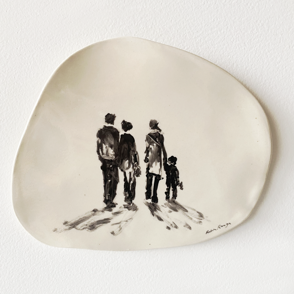 There Is Only One Of Me #205 Robin Ranga Ceramic wall plaque 