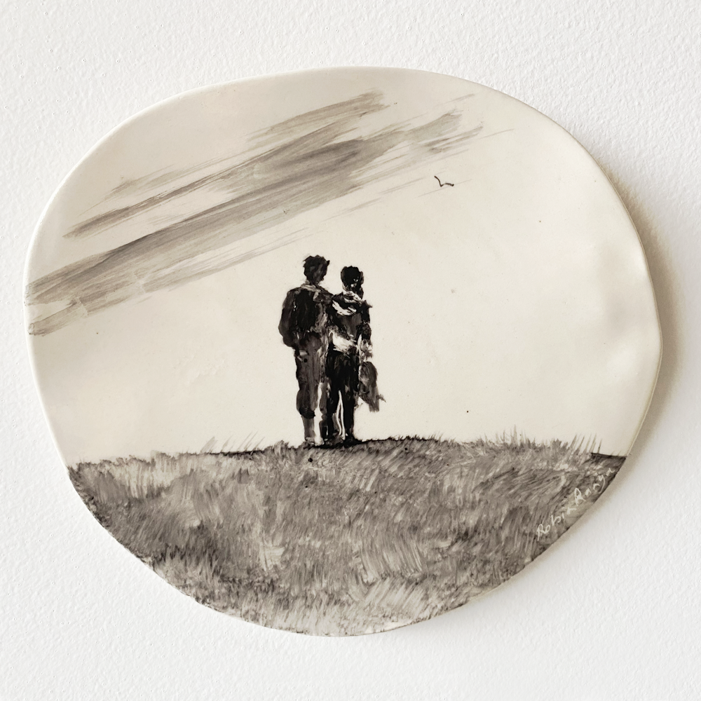 There Is Only One Of Me #206 Robin Ranga Ceramic wall plaque 