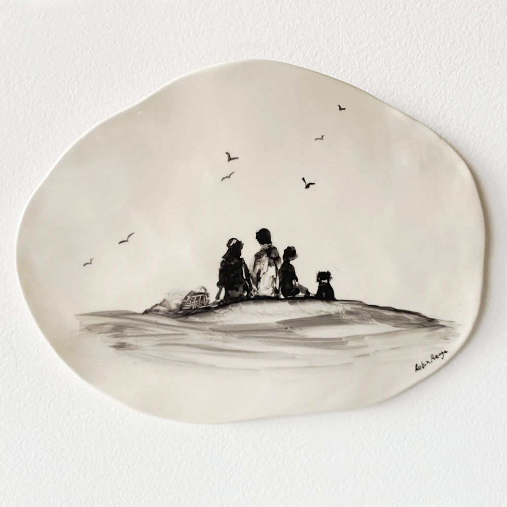 There Is Only One Of Me #207 Robin Ranga Ceramic wall plaque 