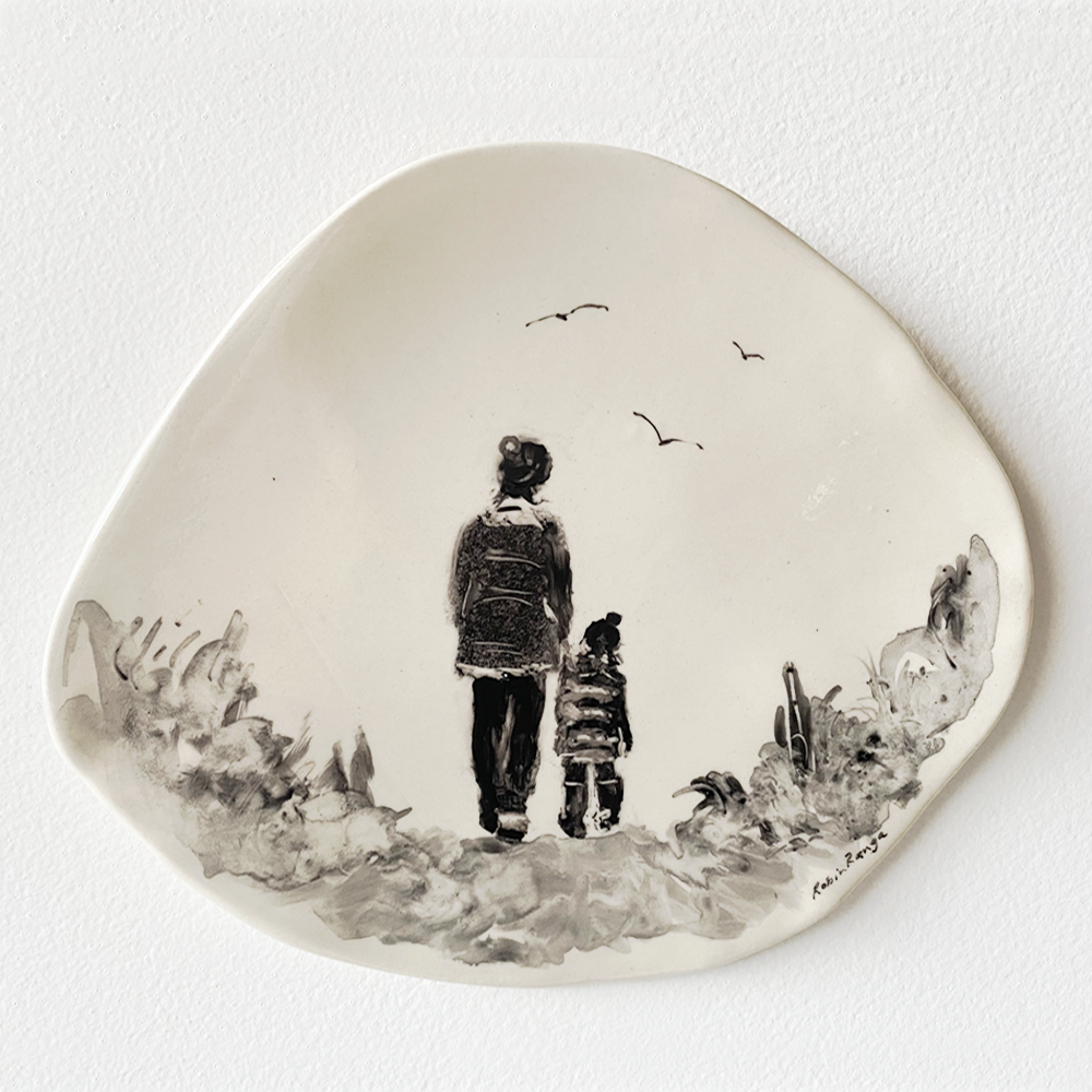 There Is Only One Of Me #209 Robin Ranga Ceramic wall plaque 