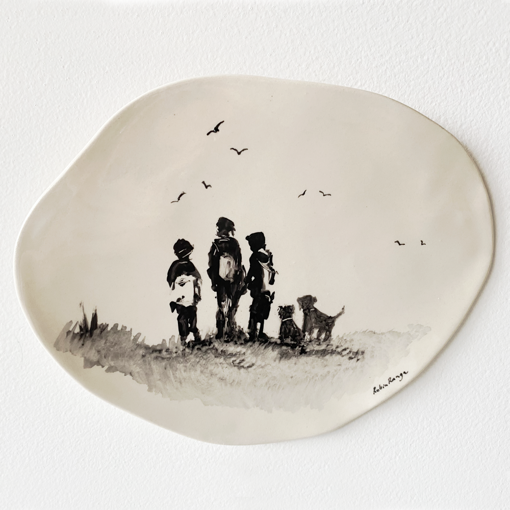 There Is Only One Of Me #212 Robin Ranga Ceramic wall plaque 