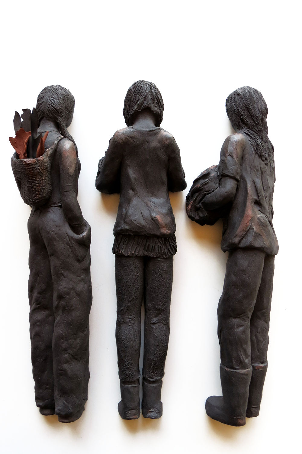 Gifts Gratitude Compassion wall hung ceramic sculptures Robin Ranga