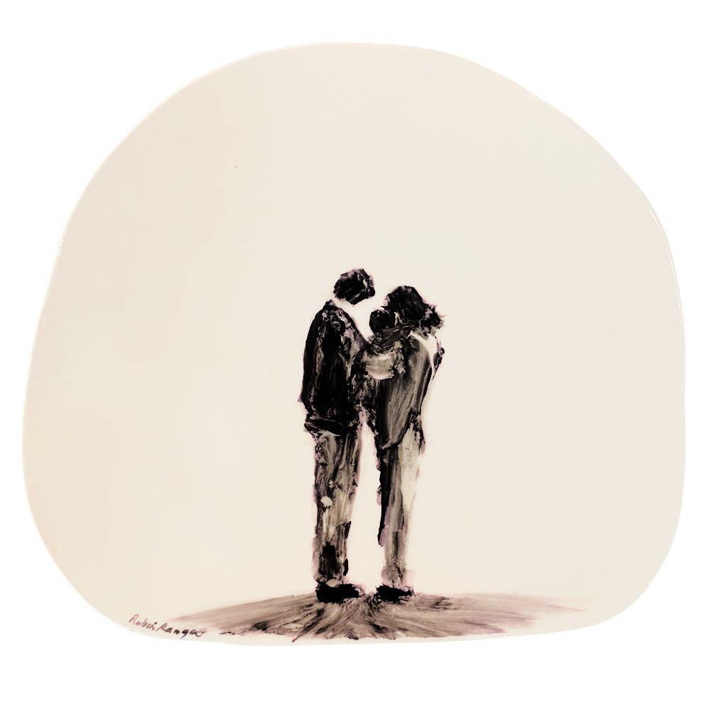 There is only o ne of me ceramic plaque #140 by Robin Ranga