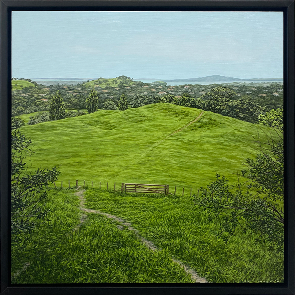 A Walk in the park. Original painting, Sara Langdon Hip Hip Hooray Exhibition