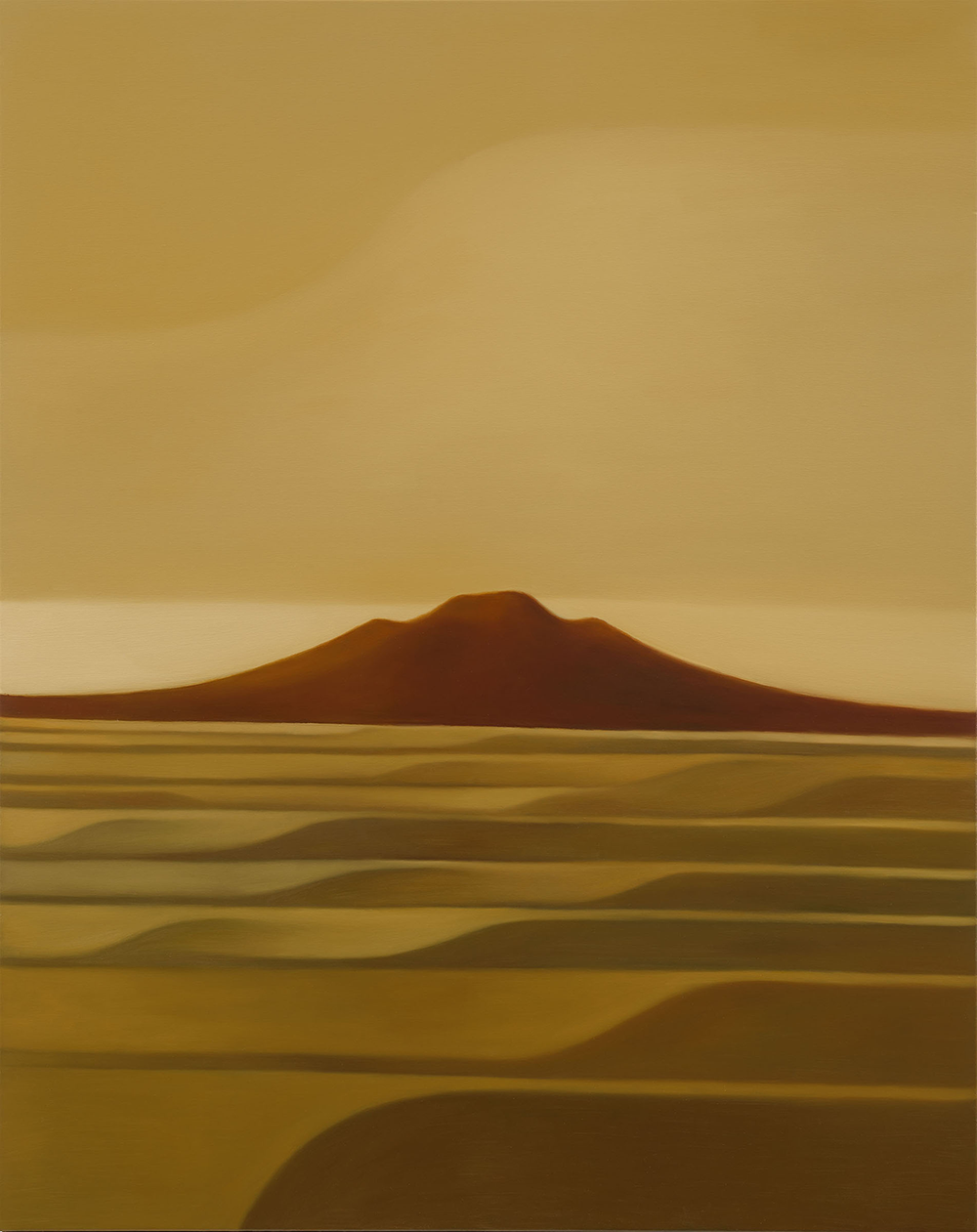 Okahu Gold (Rangitoto) Oil on Canvas Sean Beldon