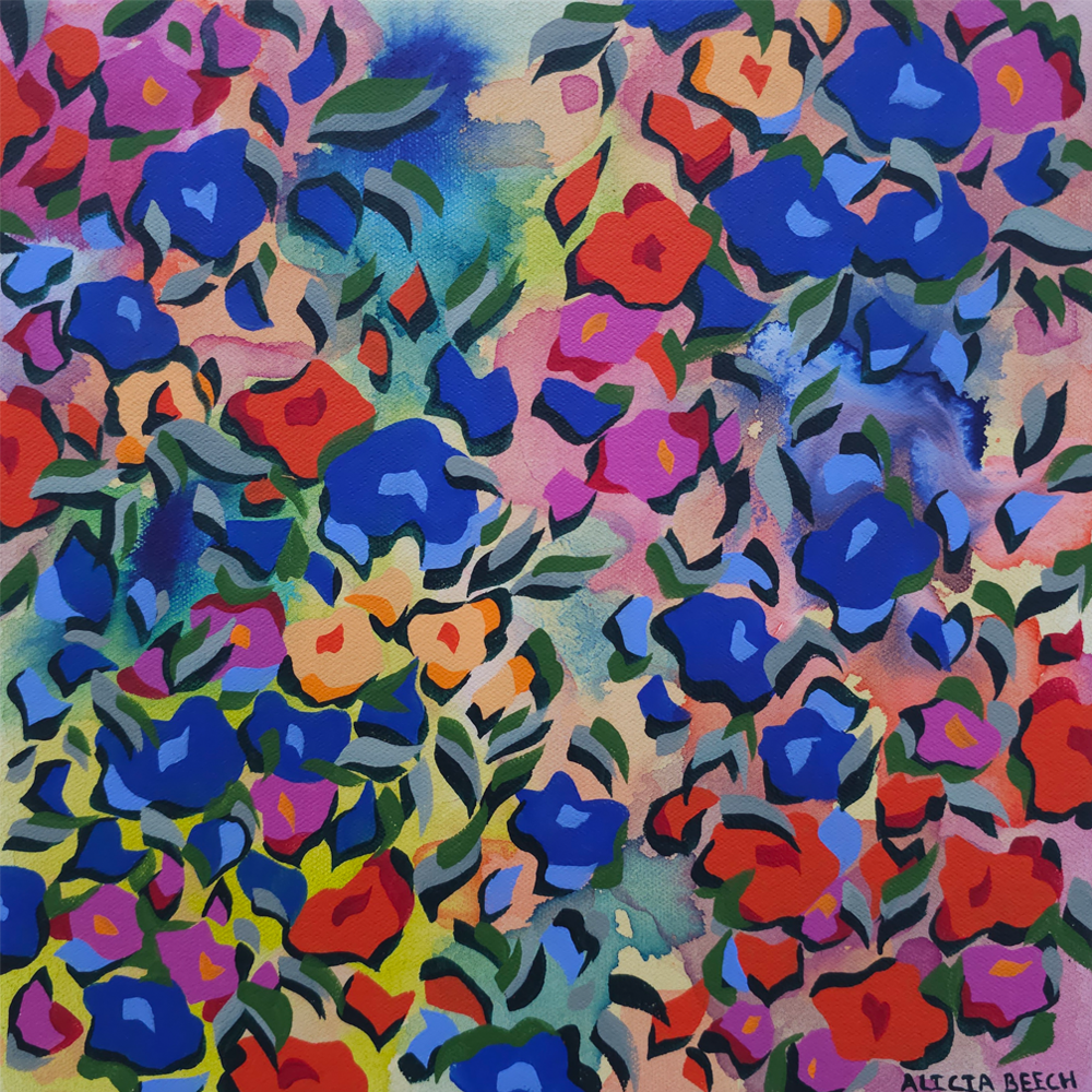 Alicia Beech | Hush | Original Painting | Turua Tiny Show 2025 | Turua Gallery