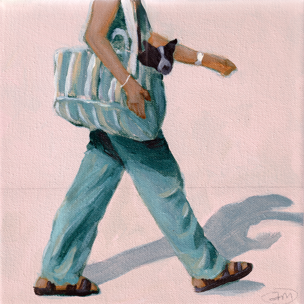 Going Places #2 | Abbey Merson | Original painting | Turua Tiny SHow 2025