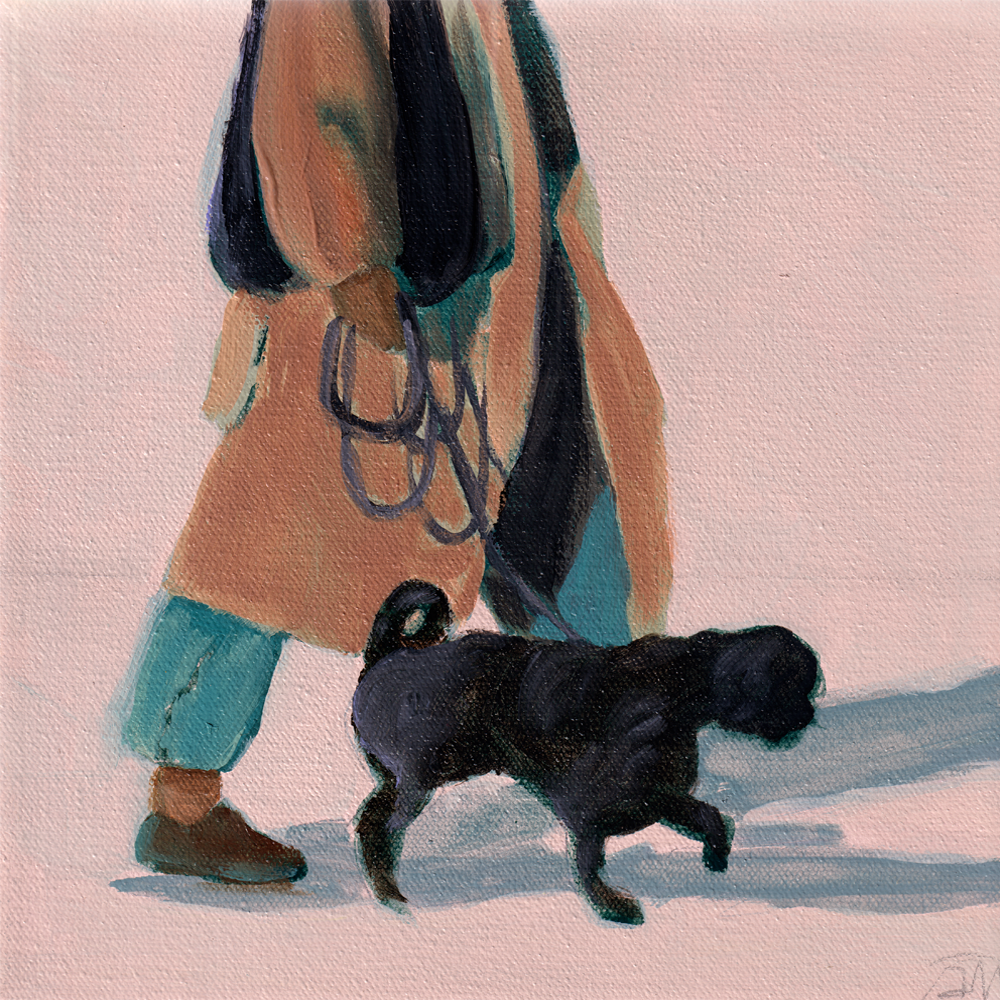 Going Places #3 | Abbey Merson | Original painting | Turua Tiny Show 2025