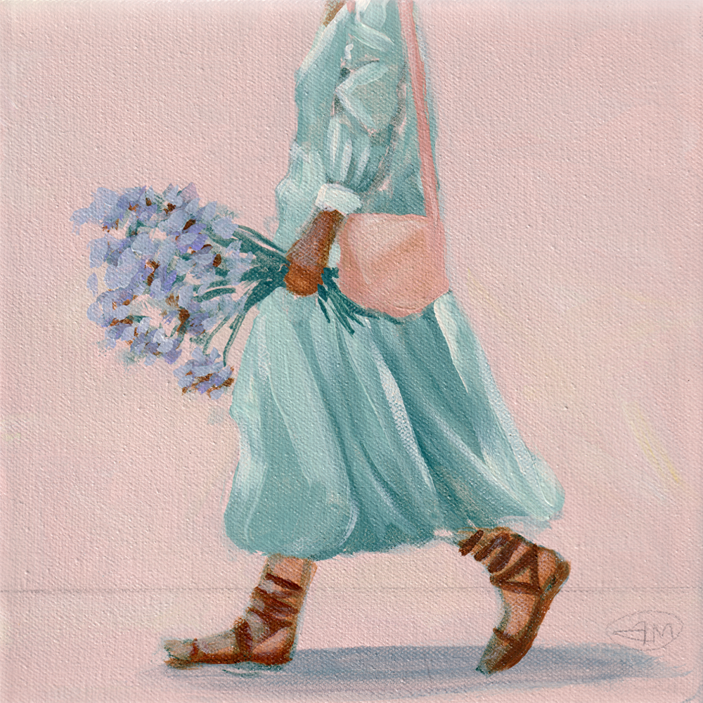 Going Places #4 | Abbey Merson | Origianl painting | Turua Tiny Show 2025