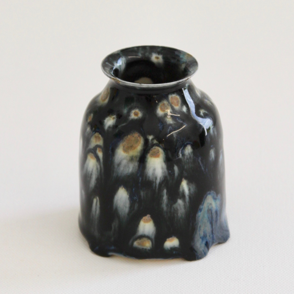 Annie Smits Sandano | Turua Tiny Show 2025 | Ceramic Hand thrown Stoneware | Speckled Bud Vase 15 | Turua Gallery