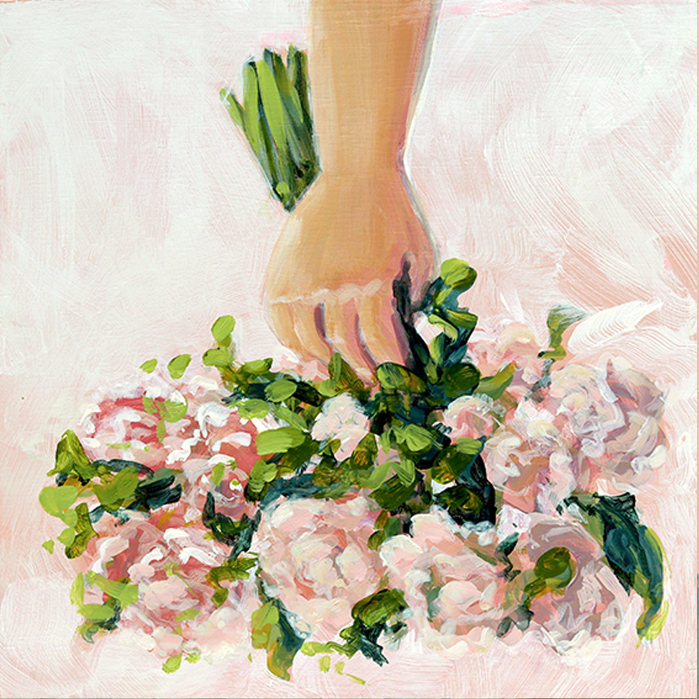 Bunch acrylic on board Abbey Merson 