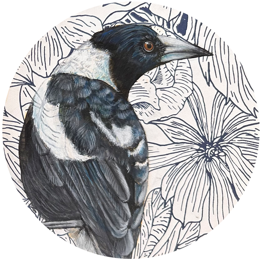 Maggie | Bec Robertson | original painting | Turua Tiny Show 2025