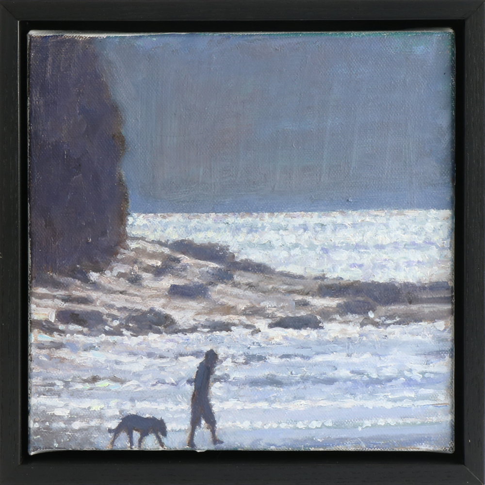 Orewa Early Morning, Belinda wilson, oil on canvas framed 