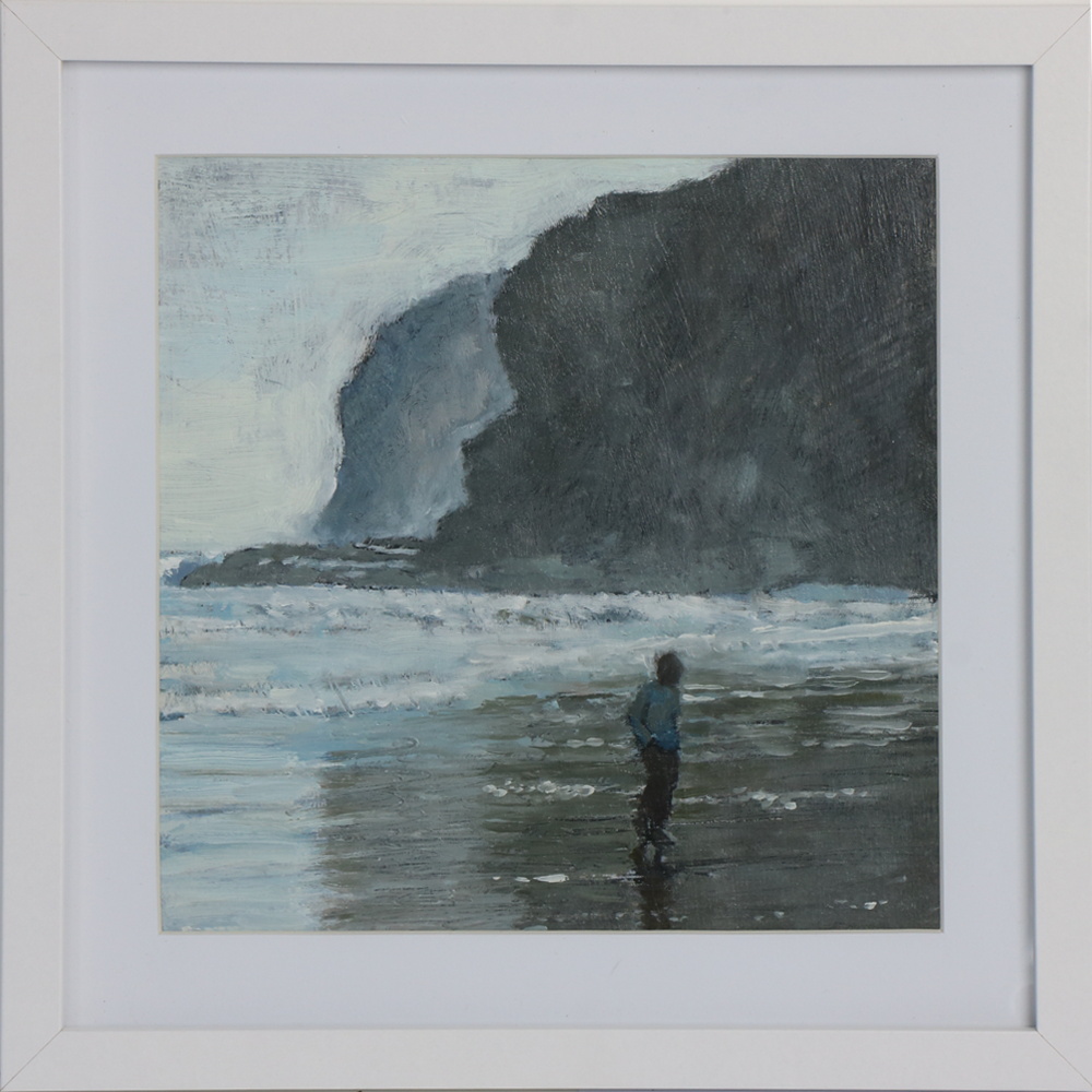 Piha Dreaming Belinda Wilson Oil on paper painting